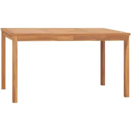 vidaXL Garten-Esstisch 140 x 80 x 77 cm natur