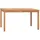 vidaXL Garten-Esstisch 140 x 80 x 77 cm natur