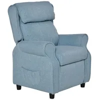 Homcom Kindersofa HOMCOM 58 x 53 x 70 cm Holz blau