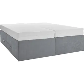 Westfalia Schlafkomfort Boxspringbett 180 x 200 cm Grau