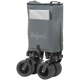 Zelsius Bollerwagen faltbar grau