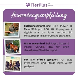 Exvital TierPlus Nervenwohl Relax Pulver für Pferde 900 g