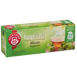 TEEKANNE teeflott Pfefferminztee Tee 25 Portionen