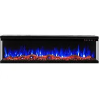 Aflamo LED Elektrokamin Wandkamin | Heizfunktion | Unique 127