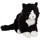 gipsy toys GIPSY Katze Mimiz 28 cm Schwarz/Weiß