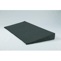Fränkische Schlafmanufaktur Keilkissen Bettkeil Poly 9/1cm mit Bezug, Farbe Grau, Breite 90cm