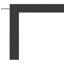 Hecht Fliegengitter mit Aluminiumrahmen 100 x 210 cm Anthrazit