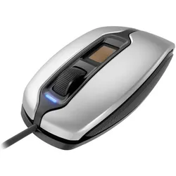 CHERRY MC 4900 USB-Maus mit Fingerabdrucksensor kabelgebunden silber-schwarz
