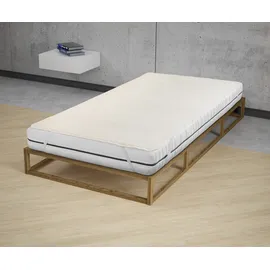 biberna Molton-Matratzenauflage Premium Qualität 150 x 200 cm beige