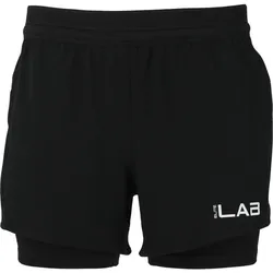 Elite Lab Damen Core Lightweight 2-in-1 Shorts schwarz