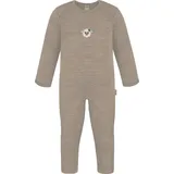 normani Outdoor Sports Baby Merino Strampler Waverly in Beige | Gr.: 56