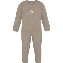 normani Outdoor Sports Baby Merino Strampler Waverly in Beige | Gr.: 56