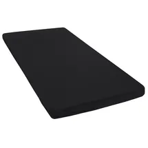 bellana Spannbettlaken Baumwolle 90 x 200 - 140 x 200 - 180 x 200 cm schwarz 1 St.