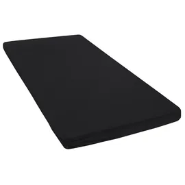 bellana Spannbettlaken Baumwolle 90 x 200 - 140 x 200 - 180 x 200 cm schwarz 1 St.