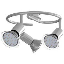 monzana LED Deckenstrahler 3 flammig rund geschwungen