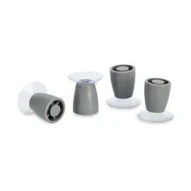Zeller Füße für Herdabdeckplatte Set 4-tlg. 26340 grau