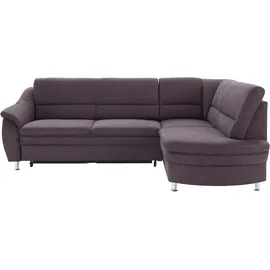sit&more Ecksofa SIT & MORE "Cardoso L-Form", grau (anthrazit), B:250cm H:90cm T:175cm, Luxus-Microfaser (90% Polyester, 10% Polyamid);Flachgewebe (100% Polyester);Struktur (100% Polyester), Sofas, Ecksofa, mit Federkern, wahlweise mit Bettfunktion und Schubkasten