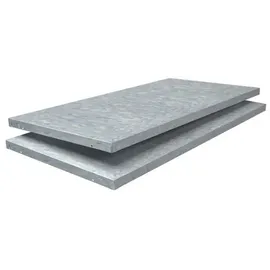 SCHULTE Regalwelt Grundregal Stahl 180 cm x 80 cm x 35 cm grau