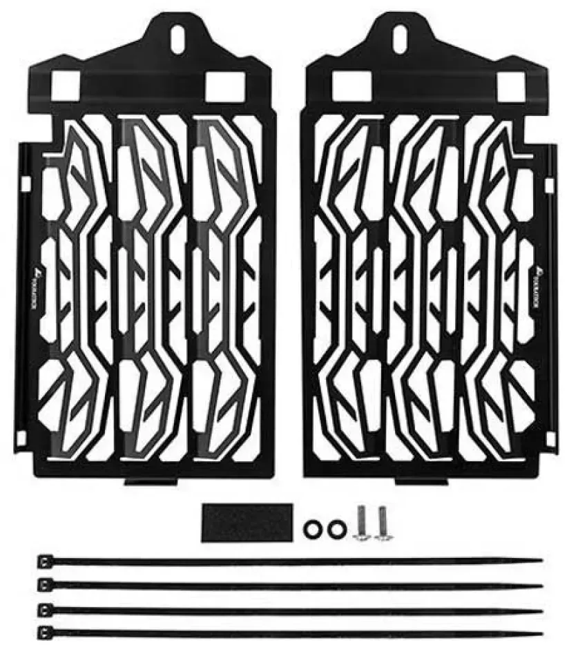 Touratech Bmw R1250gs/r1250gs Adv Kühlergrillschutz - Black - One Size