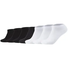 CAMANO ca-soft Sneakersocken 7er Pack Schwarz/Weiß 39-42