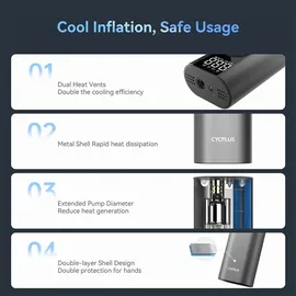 Cycplus A8 elektrische Pumpe