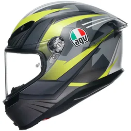 AGV K6 S Excite Integralhelm - Matt Grau/Neon-Gelb / XXL
