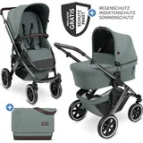 ABC-Design ABC Design Kombi-Kinderwagen Salsa 4 Air - inkl. Babywanne - Grün