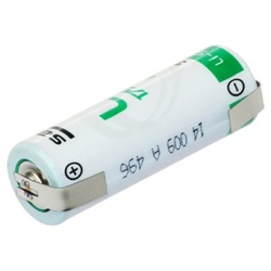 Saft Lithium 3,6V Batterie LS 17500 A - Zelle mit U-Lötfahne