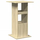 vidaXL Bartisch mit Ablagen 60 x 60 x 102 cm Braun