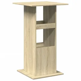 vidaXL Bartisch mit Ablagen 60 x 60 x 102 cm Braun