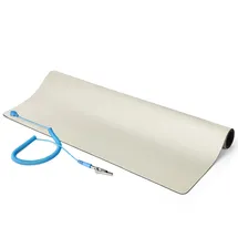 Startech StarTech.com ESD Matte, Antistatikmatte, Antistatische Matte/Tischmatte, lösbarer Erdungskabel mit Krokodilklemme, ESD Unterlage, ANSI/ESD S 4.1, 60x120 cm (LG-ANTI-STATIC-MAT)