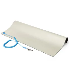 Startech StarTech.com ESD Matte, Antistatikmatte, Antistatische Matte/Tischmatte, lösbarer Erdungskabel mit Krokodilklemme, ESD Unterlage, ANSI/ESD S 4.1, 60x120 cm (LG-ANTI-STATIC-MAT)