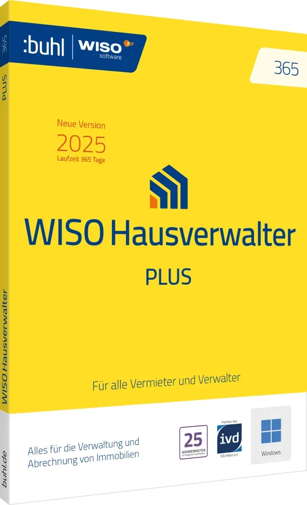 WISO Hausverwalter 365 Plus (Version 2025)