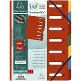 Exacompta 55075E Tab-Register Karton Mehrfarbig, rot