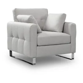 MID.YOU 1,5-Sitzer-Sofa Hera Hellgrau