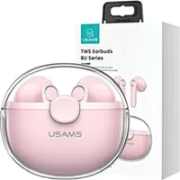 USAMS Bluetooth-Kopfhörer 5.1 TWS Bu Serie Drahtlos Rosa/Pink Bhubu04