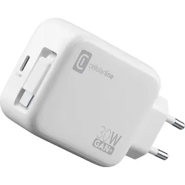 Cellular Line Cellularline Roller 30W Wandladegerät 90cm einziehbar USB-C
