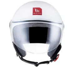 MT Helmets Street S Glossy Silver S