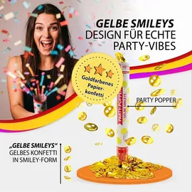 Party Factory Party Popper 40 cm 5 St. Gelb