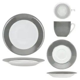 Mambocat Variant Grau Kaffeeservice 18-tlg. grau/weiß