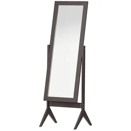Homcom Standspiegel-B47 x T46 x H148 cm-Kaffee | Gr.: onesize