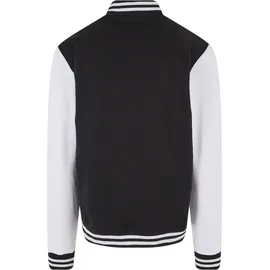 URBAN CLASSICS 2-tone College Sweat Basic Jacke Black / White S