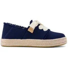TOMS Carolina Lace UP navy beachside woven/fray 38