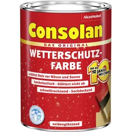 Consolan Wetterschutz-Farbe Rehbraun 2,5 l