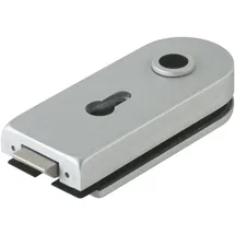 Dorma-Glas Glastürschloss Studio Rondo LM Silber 81020215099
