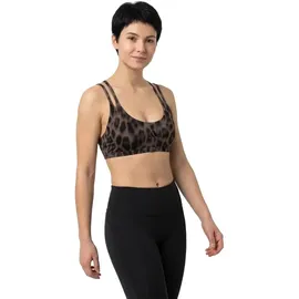 adidas Optime Leopard Braun/Schwarz L