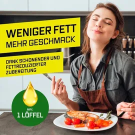GOURMETmaxx Heißluftfritteuse 7L schwarz
