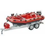 PLAYMOBIL® 9845 Feuerwehr-Schlauchboot mit Anhänger / City Action NEU/OVP Folie