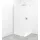 Swiss Aqua Technologies Walk-In Duschtrennwand 90 x 200 cm Schwarz/Türkis Sicherheitsglas