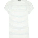 QS T-Shirt Blau/Weiß S
